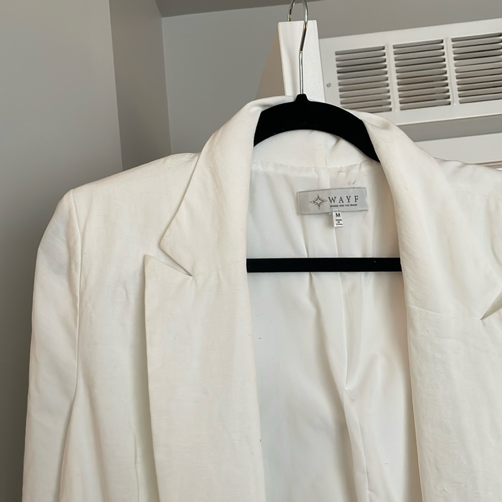 WAYF White Blazer - Size Medium